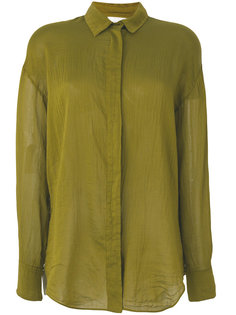 полупрозрачная жатая рубашка  Forte Forte