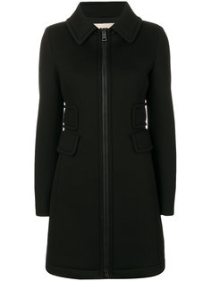 расклешенное пальто на молнии  Herno