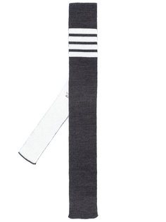 галстук с контрастными полосками Thom Browne