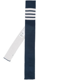 knit tie with 4 bar Thom Browne