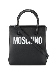 сумка-тоут с принтом логотипа Moschino