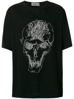 футболка с принтом черепа Yohji Yamamoto