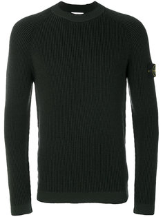 свитер с ребристой фактурой Stone Island