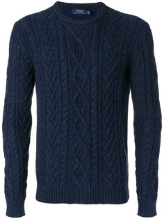 джемпер вязки косичкой  Polo Ralph Lauren