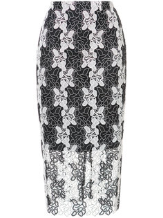 прозрачная кружевная юбка Dvf Diane Von Furstenberg