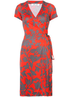 платье с запахом и цветочным узором Dvf Diane Von Furstenberg