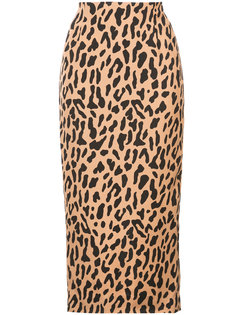 юбка с высокой талией и леопардовым узором Dvf Diane Von Furstenberg