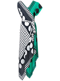 асимметричное платье с принтом Dvf Diane Von Furstenberg