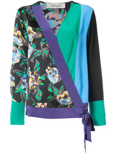 блузка с завязками и запахом Dvf Diane Von Furstenberg
