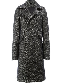 длинное двубортное пальто Ann Demeulemeester