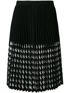 юбка плиссе в ломаную клетку  MSGM