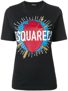 футболка с логотипом  Dsquared2