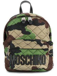 рюкзак с камуфляжным принтом Moschino