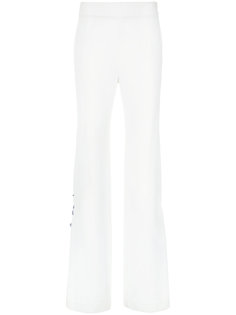 side lace up flared trousers Nk НК