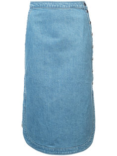 джинсовая юбка с округлым подолом Vanessa Seward