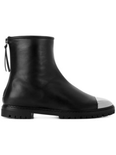 ботильоны с серебристым носком Giuseppe Zanotti Design