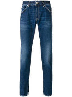 джинсы "скинни" с эффектом потертости Dondup