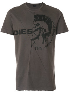 футболка с принтом логотипа Diesel