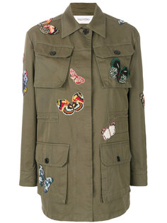 куртка с нашивка-бабочками  Valentino