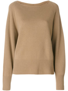 джемпер с вырезом-лодочкой Vince