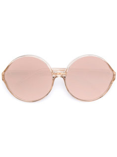 круглые солнцезащитные очки Linda Farrow