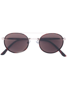 круглые солнцезащитные очки с затемненными линзами Giorgio Armani