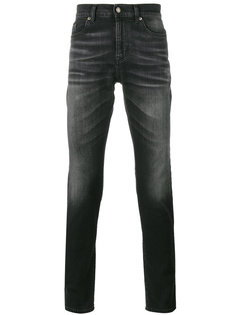 джинсы скинни с потертой отделкой Saint Laurent