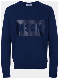 толстовка с принтом MSGM