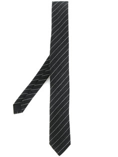 галстук в полоску Saint Laurent