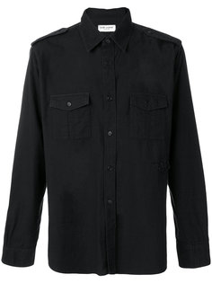 рубашка на пуговицах Saint Laurent