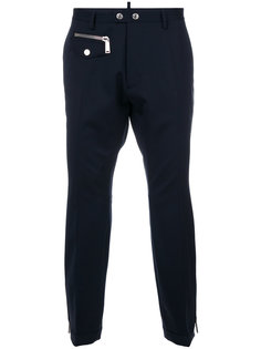 брюки с молниями Dsquared2