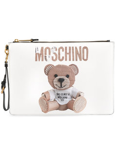 клатч с изображением медвежонка Moschino