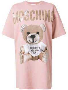 футболка с плюшевым медведем Moschino