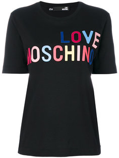 футболка с логотипом  Love Moschino