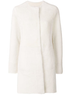 пальто без воротника Drome