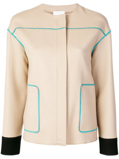 куртка с контрастной строчкой Agnona