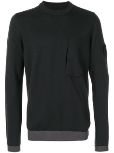 свитер с заплаткой на рукаве Stone Island Shadow Project