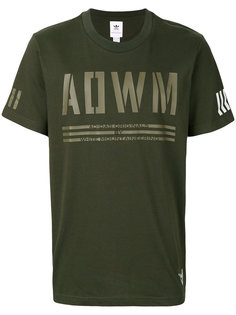 футболка с принтом-логотипом Adidas By White Mountaineering