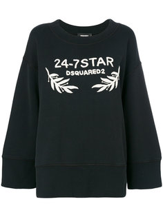 толстовка свободного кроя 24-7 Star Dsquared2