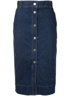 джинсовая юбка на пуговицах Estnation
