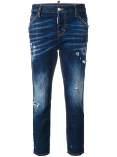 укороченные джинсы скинни  Dsquared2
