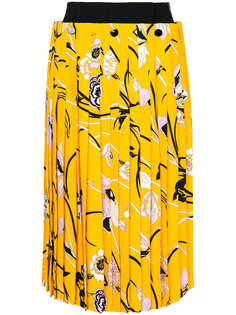 плиссированная юбка с цветочным принтом Emilio Pucci