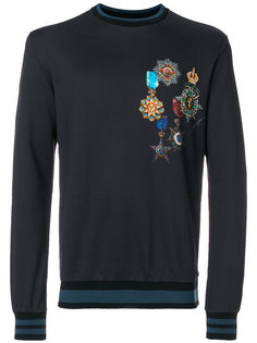 толстовка с изображением медалей Dolce & Gabbana