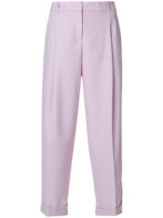 укороченные брюки  Jil Sander Navy