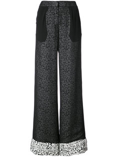 двухслойные широкие брюки Derek Lam