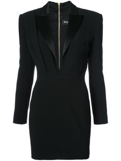короткое платье в стиле смокинга Balmain