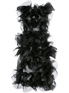 текстурированное платье миди из органзы Roberts Wood