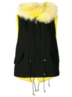 пальто мини с капюшоном  Furs66