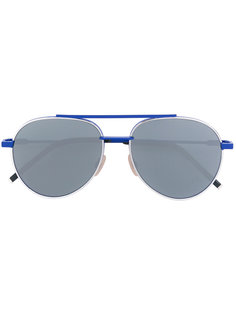солнцезащитные очки-авиаторы с зеркальными линзами Fendi Eyewear