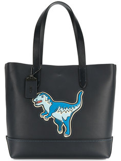 сумка-тоут с принтом динозавра Coach